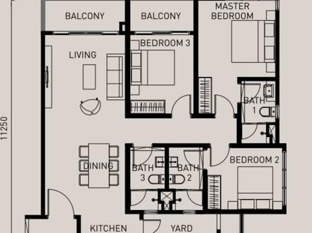 Apartment for rent in Country Heights Damansara, Kuala Lumpur