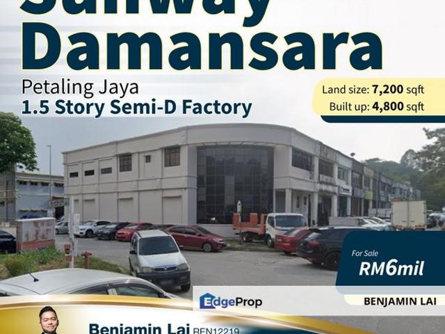 Warehouse for sale in Petaling, Damansara Damai