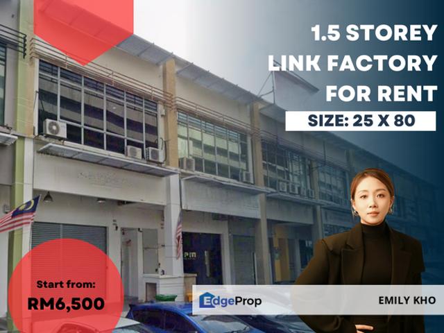 Warehouse for rent in Petaling, Damansara Damai