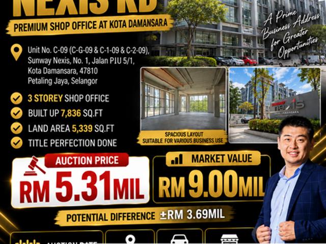 Shop for sale in Petaling, Damansara Damai