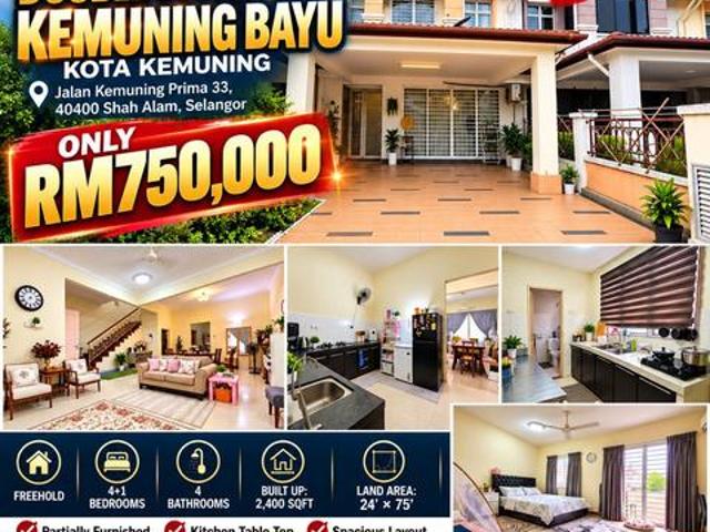 Terraced House for sale in Seksyen 31, Shah Alam