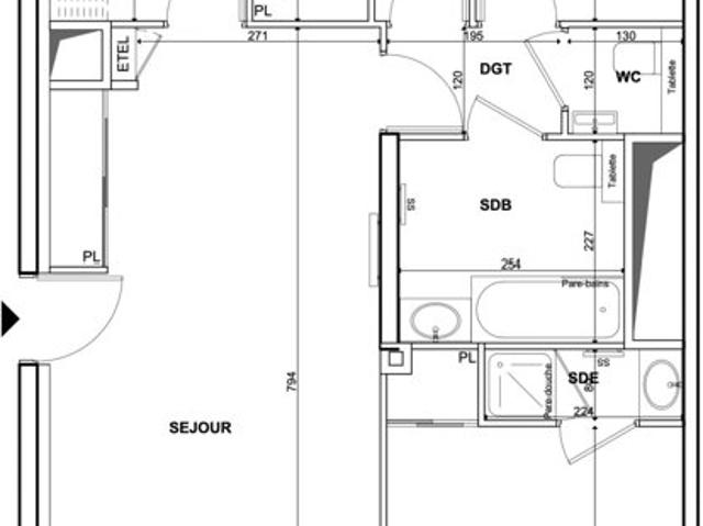 Appartement vente à Bobigny, Bagnolet