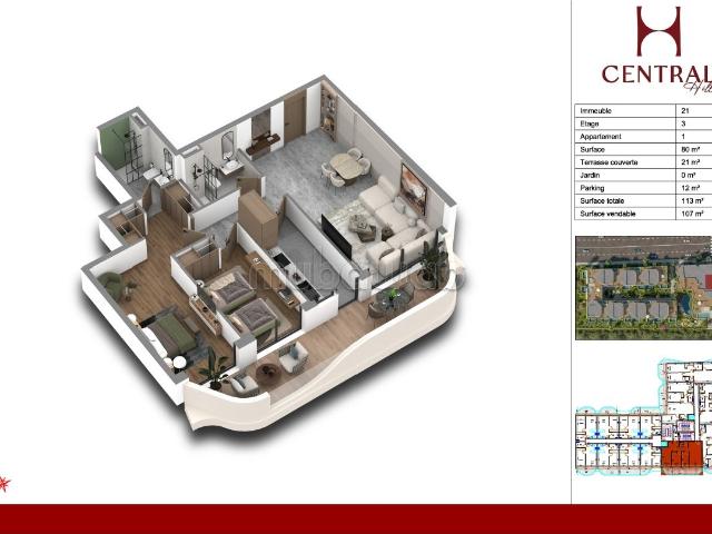 Appartement vente à Anfa, Gharb-Chrarda-Beni Hssen