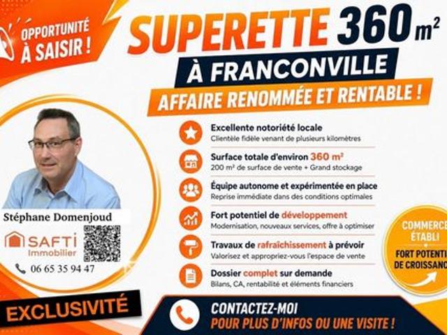 Local Commercial vente à Argenteuil, Franconville