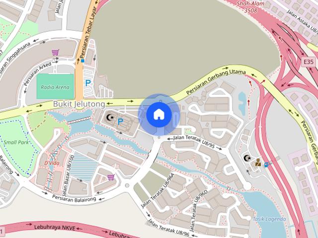 Apartment for rent in Seksyen U8, Shah Alam