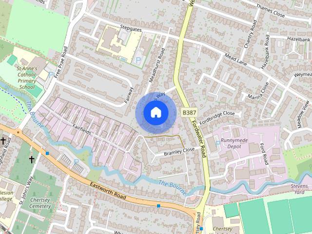 House for rent in Chertsey, Runnymede