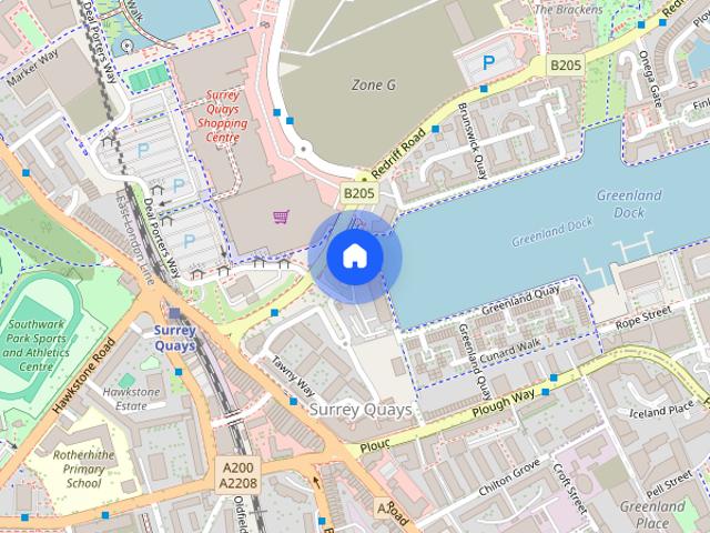 Apartment for rent in Rotherhithe, Greater London