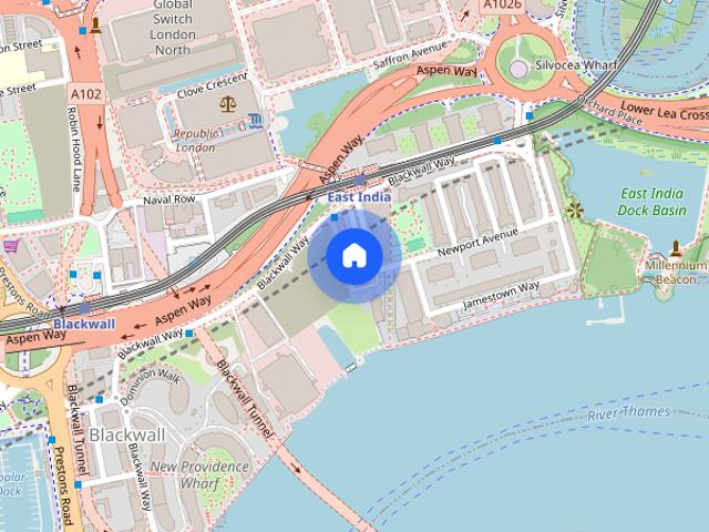 Apartment for rent in Virginia Quay, Blackwall