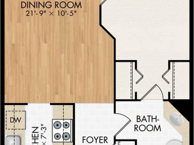 Apartment for rent in Byward Market, Ottawa