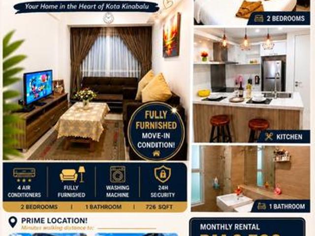 Condominium for rent in Kinabalu, Sabah