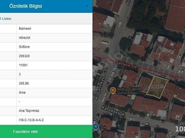 Balikesir içerisinde satılık Arsa