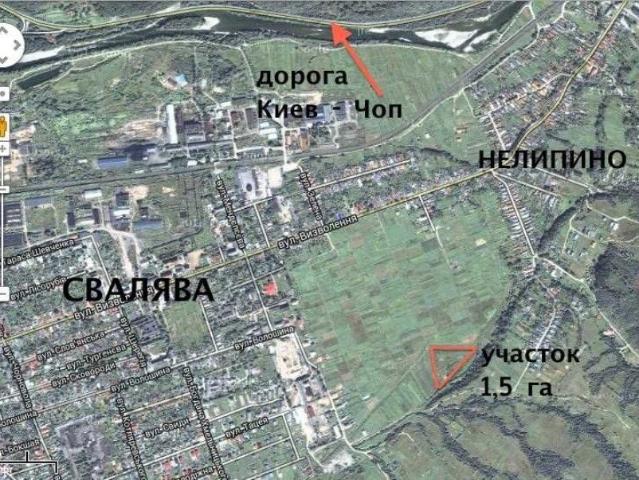 Участок продажа в Нелипино, Закарпатской области