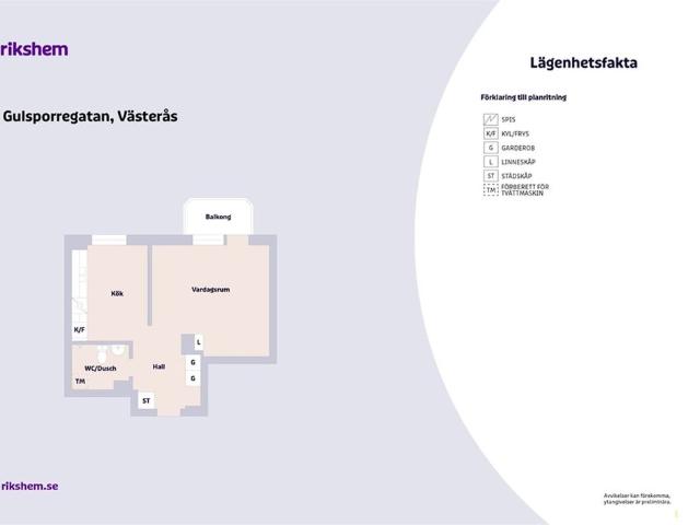 Lägenhet hyra i Haga, Västerås