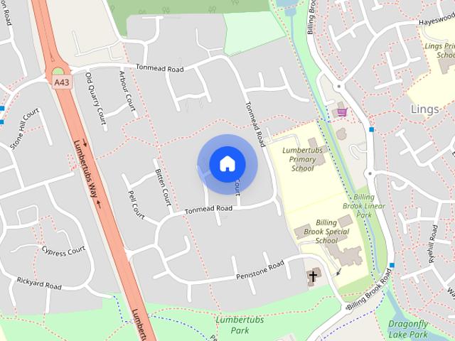 House for rent in Lings, Northampton