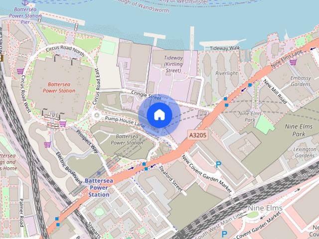 Apartment for rent in Nine Elms, Greater London