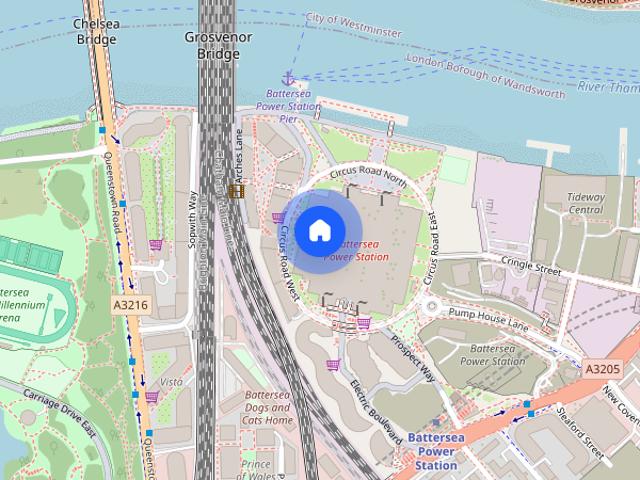 Apartment for rent in Nine Elms, Greater London