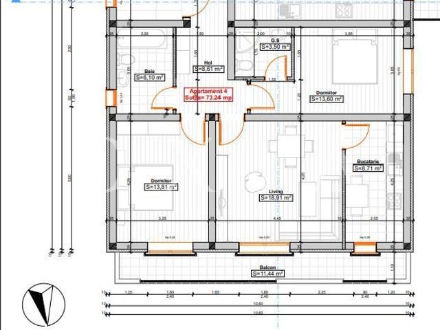 Apartament vânzări în Giroc, Timiș