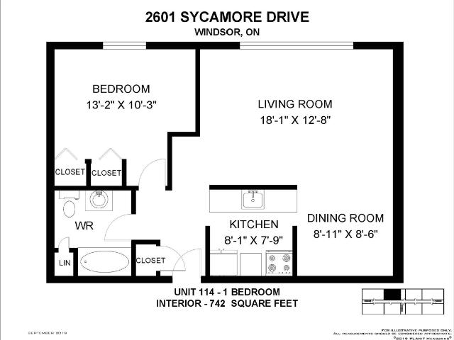 Apartment for rent in Maidstone, Ontario