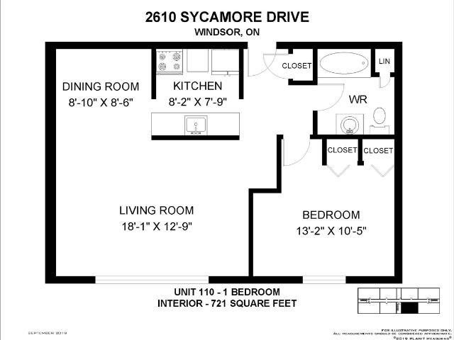 Apartment for rent in Maidstone, Ontario