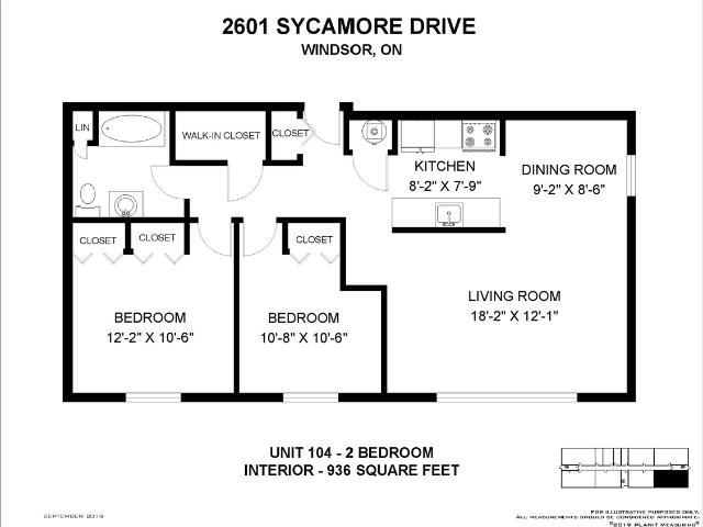 Apartment for rent in Maidstone, Ontario