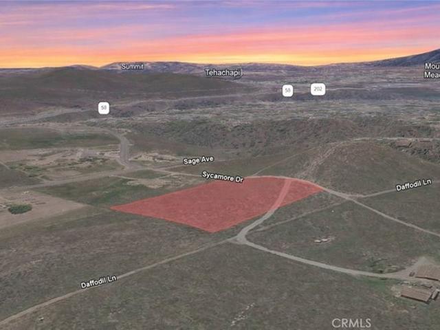 Land for sale in Tehachapi, California