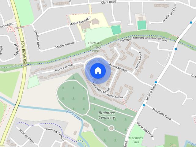 House for rent in Bocking, Chipping Hill