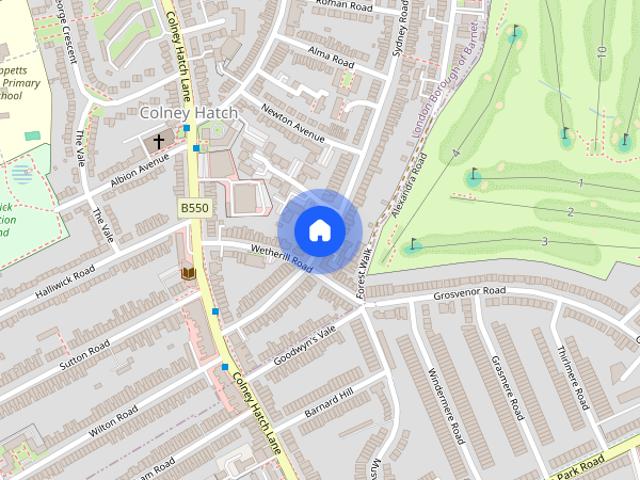 Apartment for rent in Colney Hatch, Greater London