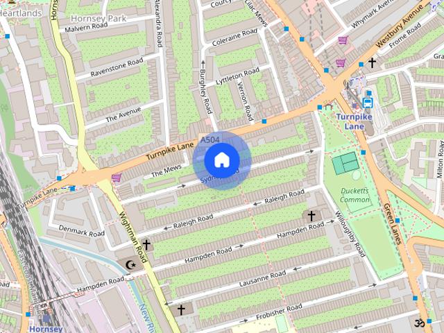 House for rent in Harringay Ladder, Greater London