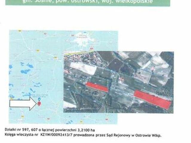 Grunt na sprzedaż w Sośnie, Wielkopolskie