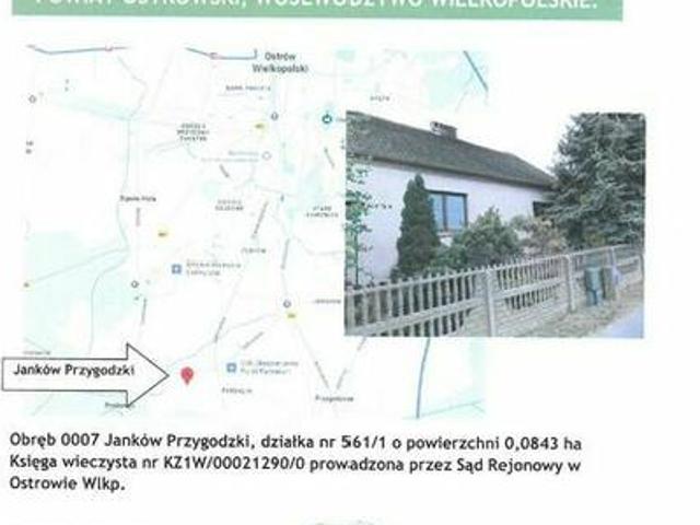 Dom na sprzedaż w Przygodzice, powiat ostrowski
