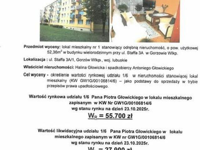 Mieszkanie na sprzedaż w Gorzów Wielkopolski, Lubuskie