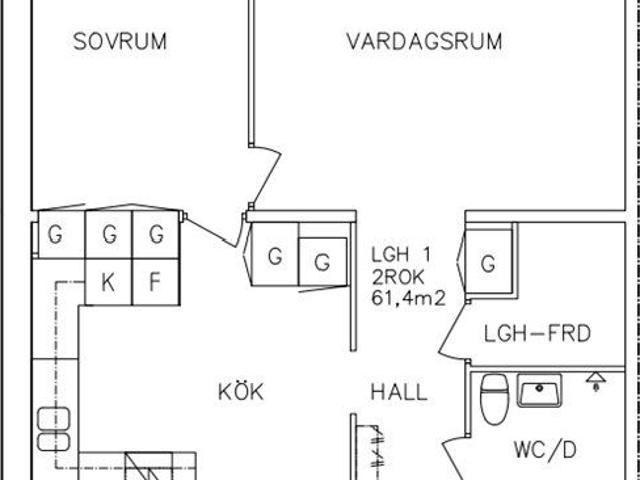 Lägenhet hyra i Ljungafors, Svenljunga