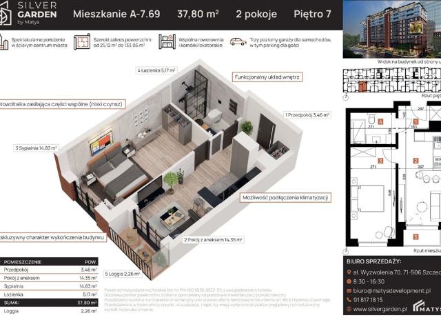Mieszkanie na sprzedaż w Szczecin, Zachodniopomorskie