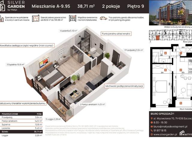 Mieszkanie na sprzedaż w Szczecin, Zachodniopomorskie