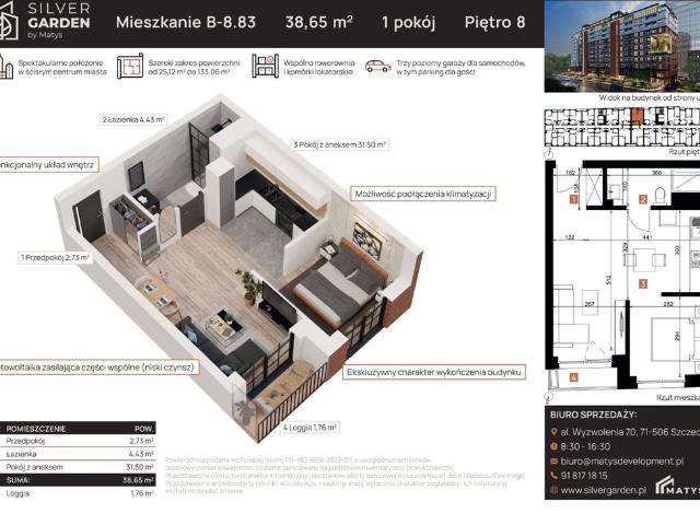 Mieszkanie na sprzedaż w Szczecin, Zachodniopomorskie