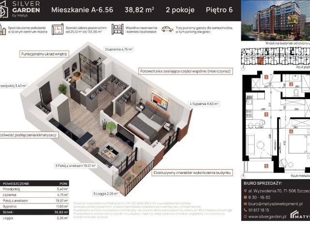 Mieszkanie na sprzedaż w Szczecin, Zachodniopomorskie