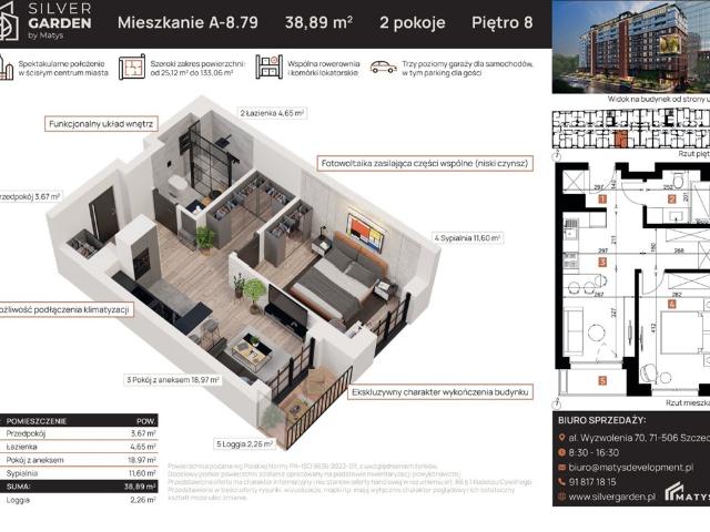Mieszkanie na sprzedaż w Szczecin, Zachodniopomorskie