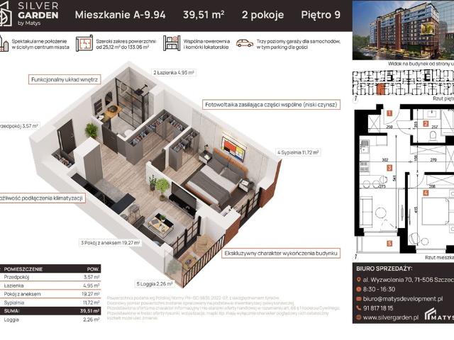 Mieszkanie na sprzedaż w Szczecin, Zachodniopomorskie
