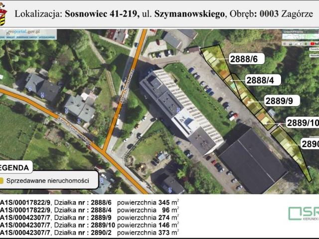 Grunt na sprzedaż w Sosnowiec, Śląskie