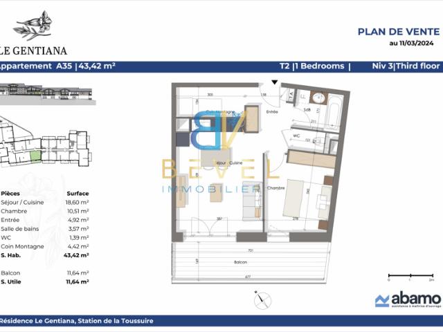 Appartement vente à Saint-Jean-de-Maurienne, Fontcouverte-la Toussuire