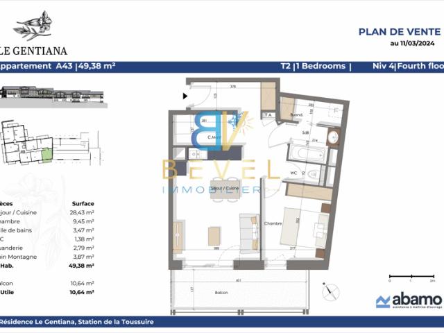 Appartement vente à Saint-Jean-de-Maurienne, Fontcouverte-la Toussuire