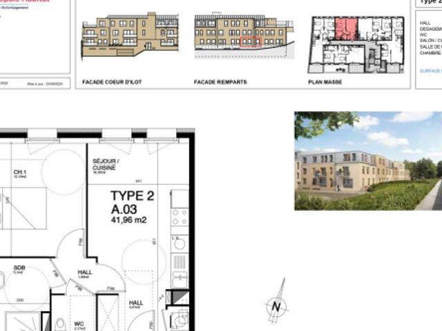 Appartement location à Les Huttes, Gravelines