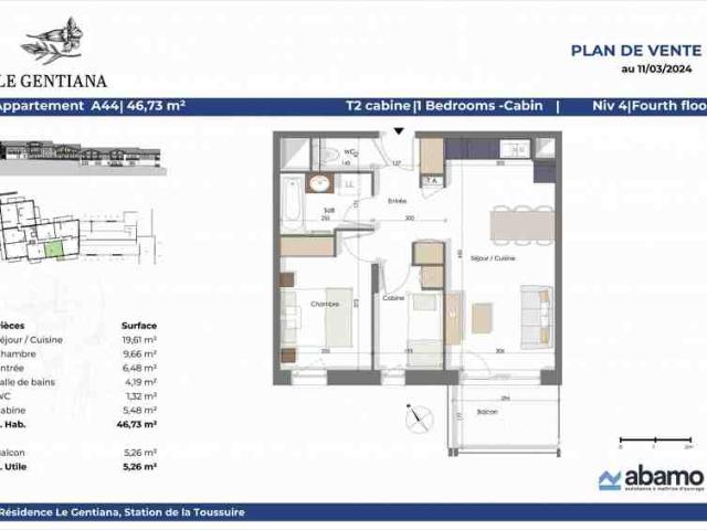 Appartement vente à Saint-Jean-de-Maurienne, Hermillon