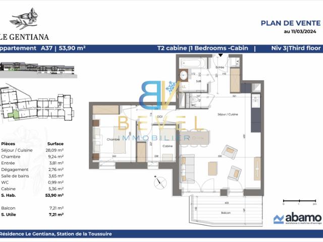 Appartement vente à Saint-Jean-de-Maurienne, Fontcouverte-la Toussuire