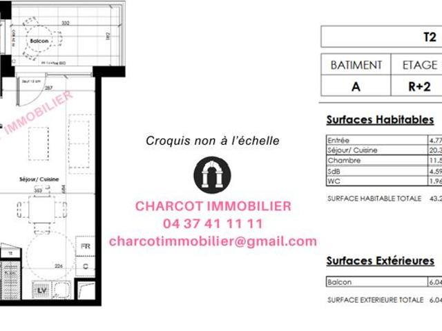 Appartement vente à Lyon, Métropole de Lyon