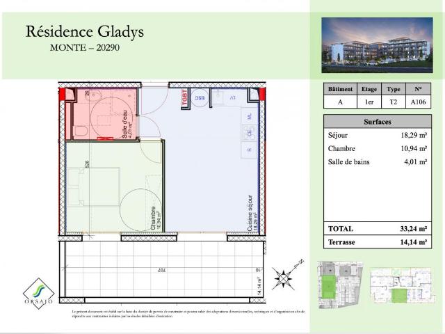Appartement vente à Corte, Monte