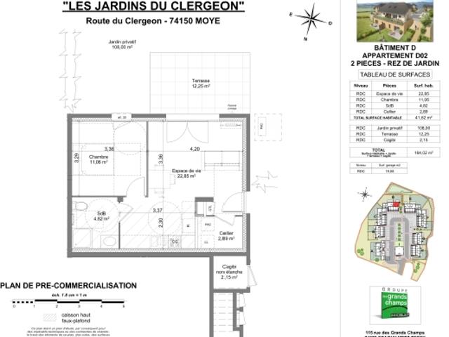 Appartement vente à Annecy, Moye