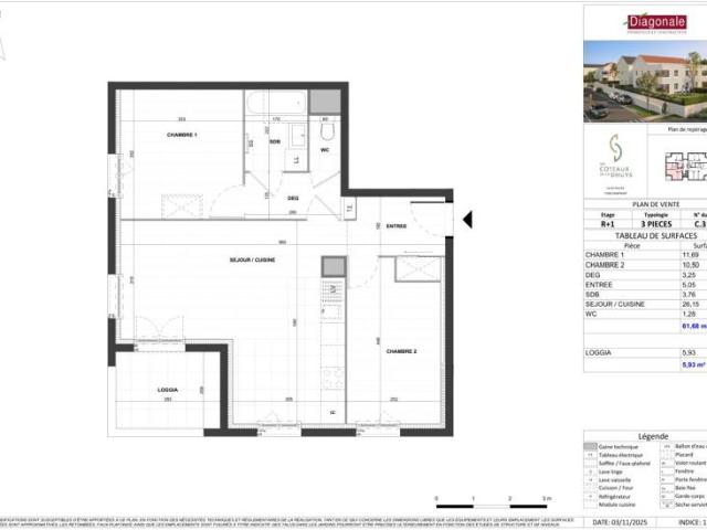 Appartement vente à Torcy, Dampmart