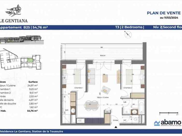 Appartement vente à Saint-Jean-de-Maurienne, Hermillon