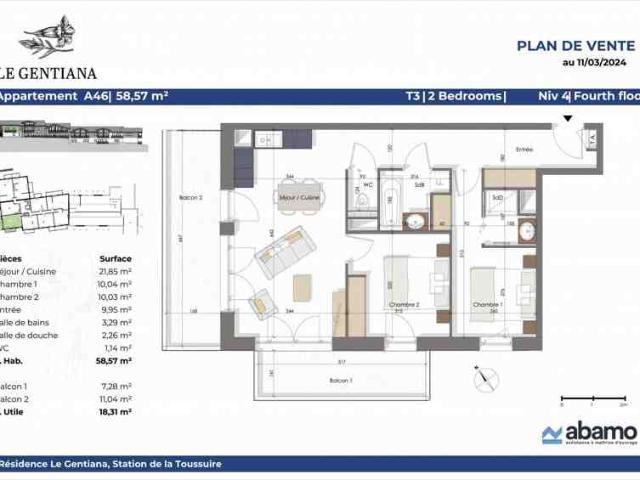 Appartement vente à Saint-Jean-de-Maurienne, Hermillon